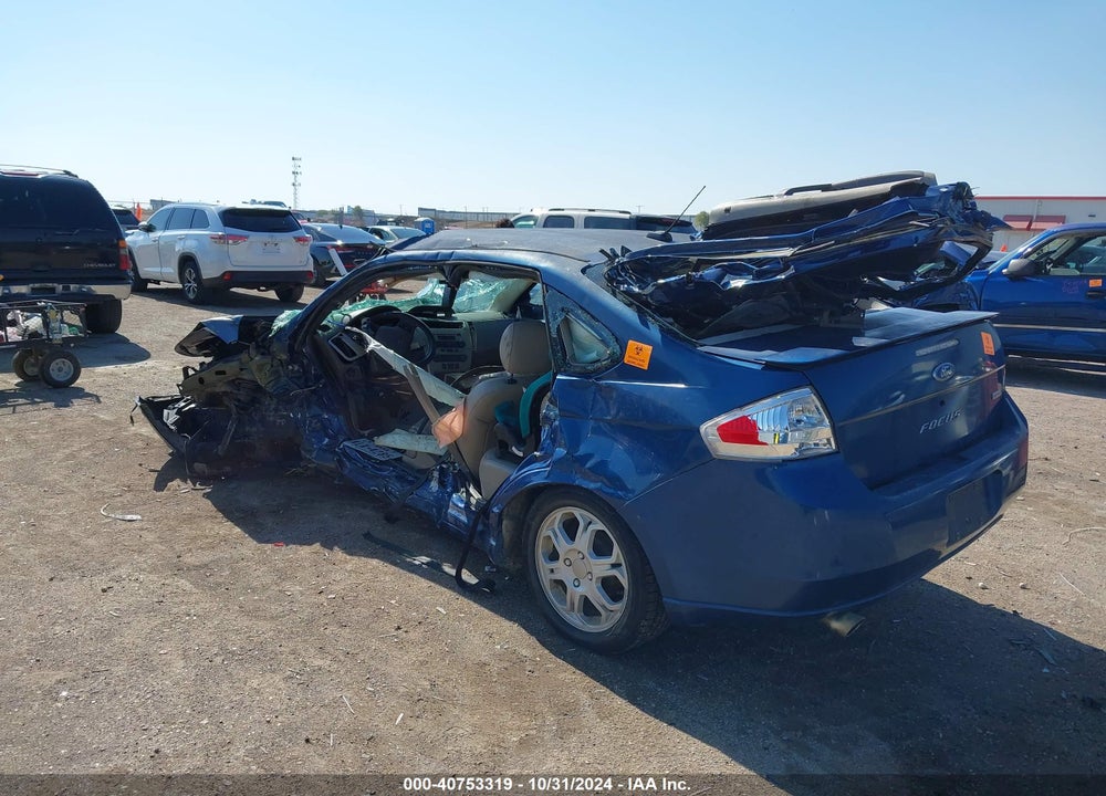 2008 FORD FOCUS SE/SES VIN: 1FAHP35N58W100954