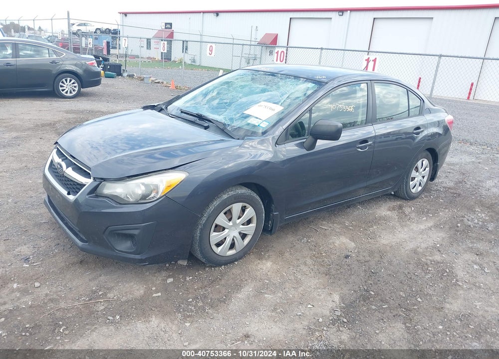 2013 SUBARU IMPREZA 2.0I VIN: JF1GJAA65DH015742