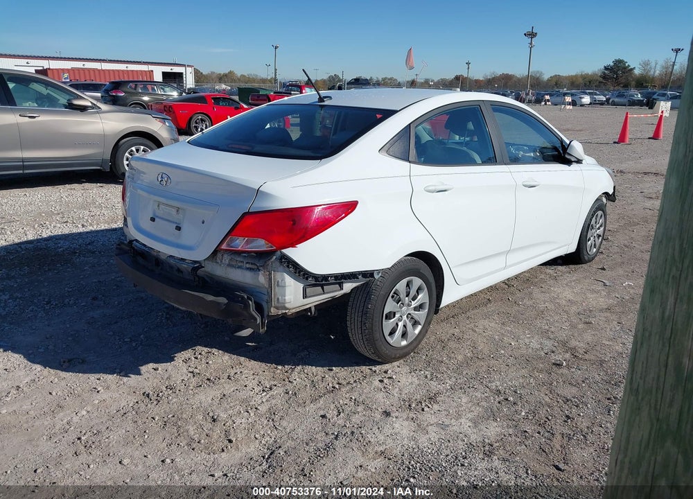 2016 HYUNDAI ACCENT SE VIN: KMHCT4AE6GU106683