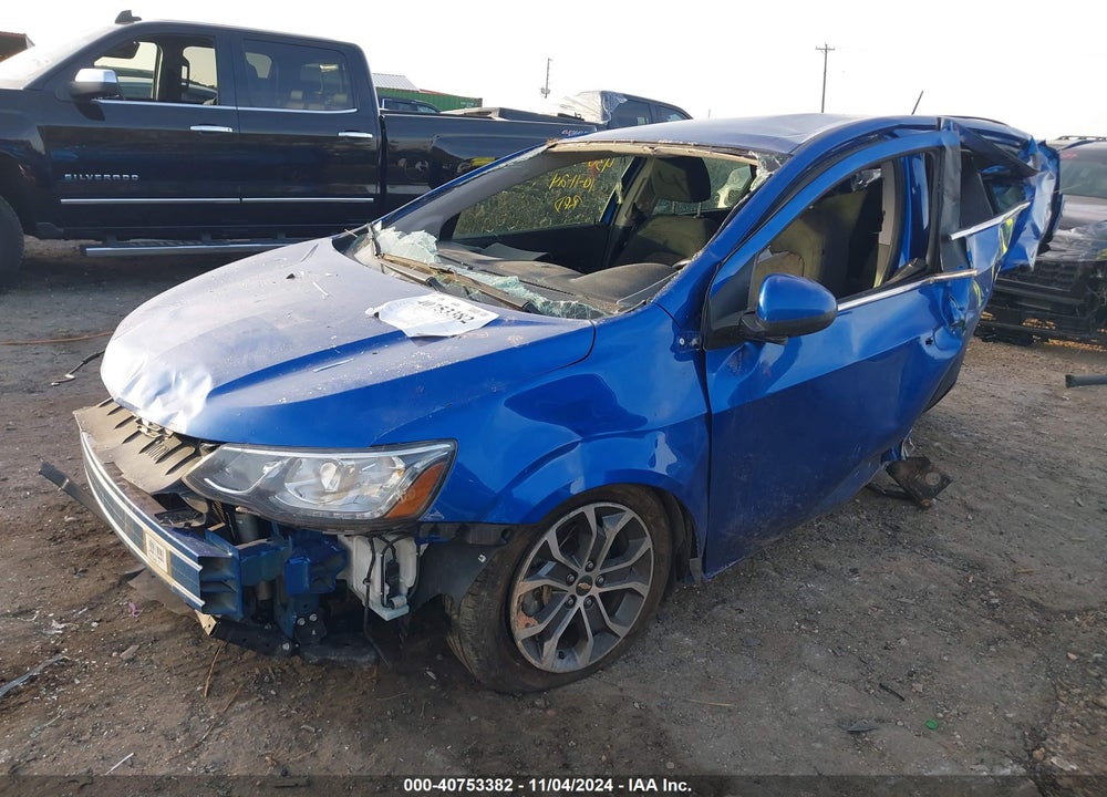 2017 CHEVROLET SONIC LT AUTO VIN: 1G1JD6SH0H4159144
