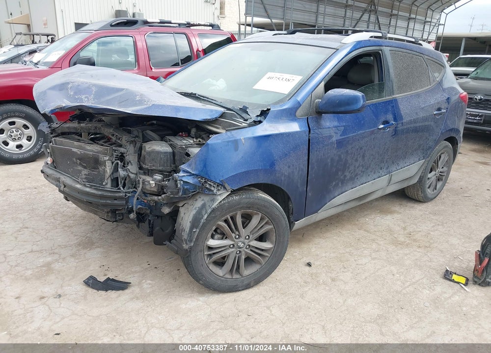 2014 HYUNDAI TUCSON SE VIN: KM8JU3AG9EU925216
