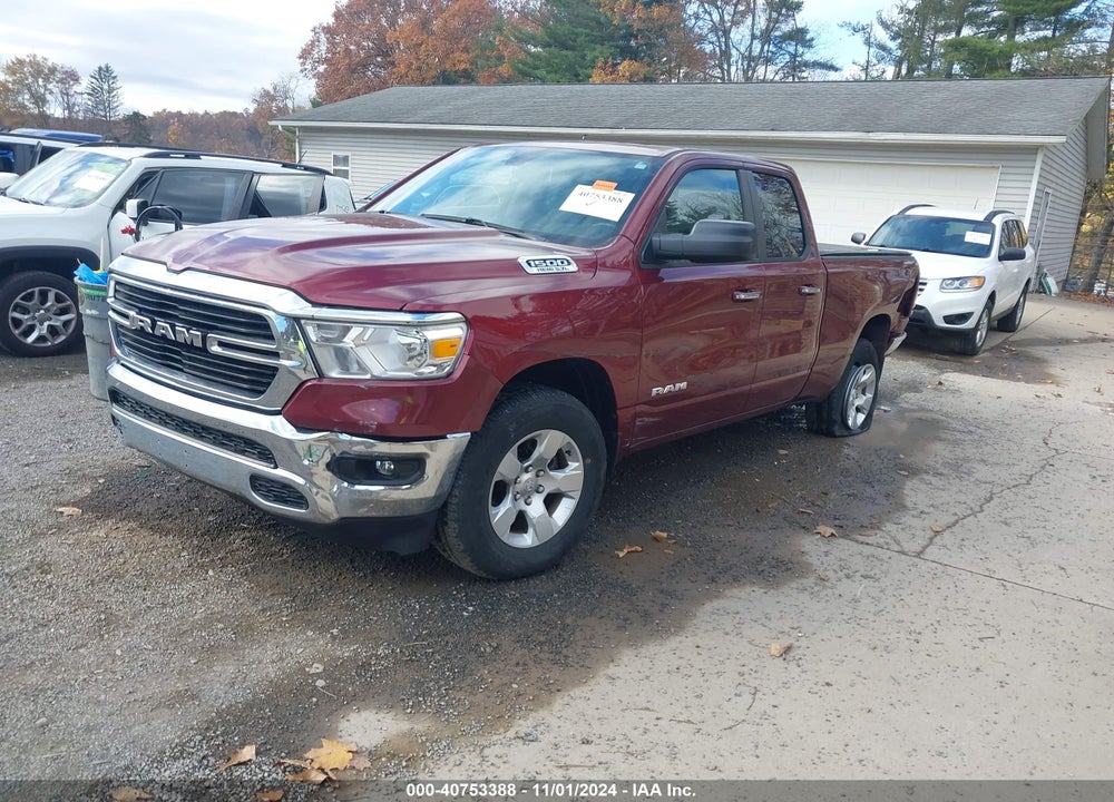 2020 RAM 1500 BIG HORN 4X4 6'4 BOX VIN: 1C6SRFBT4LN341649