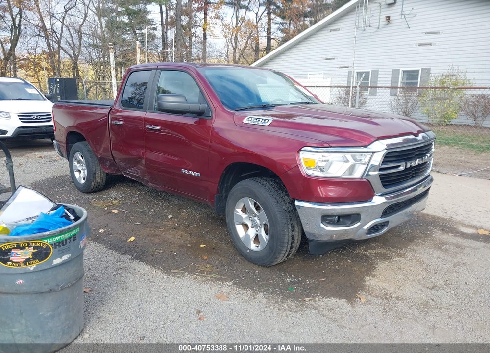 2020 RAM 1500 BIG HORN 4X4 6'4 BOX VIN: 1C6SRFBT4LN341649