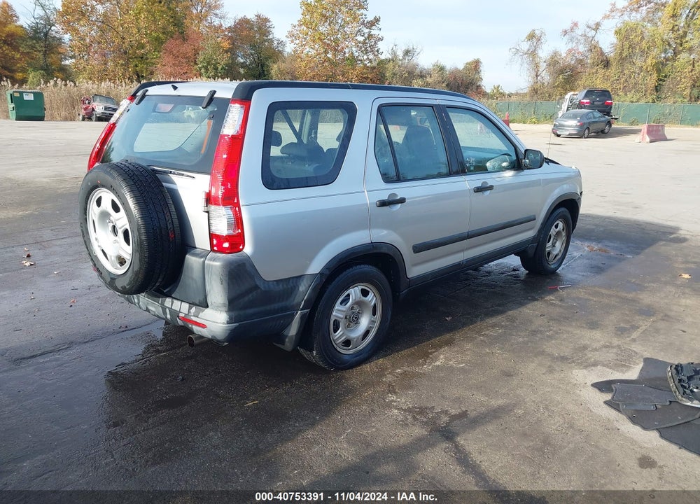 2006 HONDA CR-V LX VIN: SHSRD68586U401801
