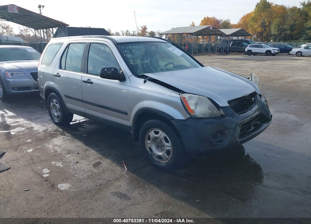 2006 HONDA CR-V LX VIN: SHSRD68586U401801