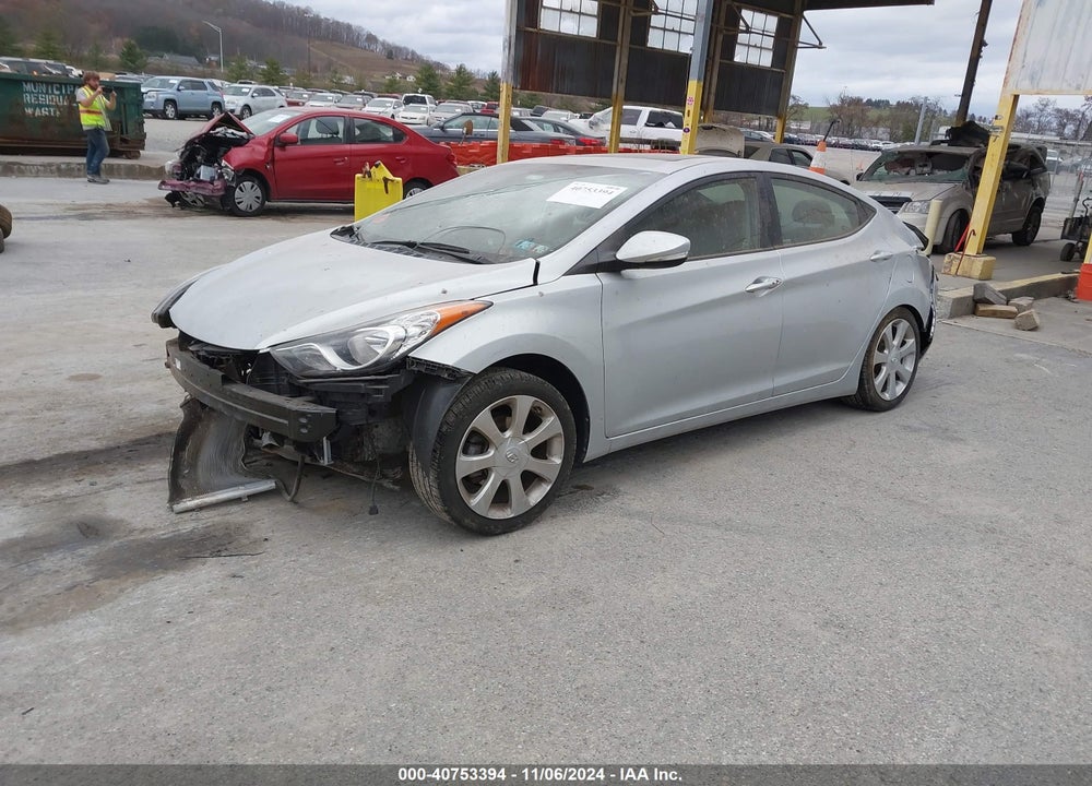 2013 HYUNDAI ELANTRA LIMITED VIN: 5NPDH4AE3DH362456