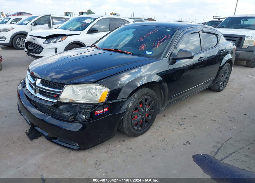 2012 DODGE AVENGER SE VIN: 1C3CDZAG2CN269324