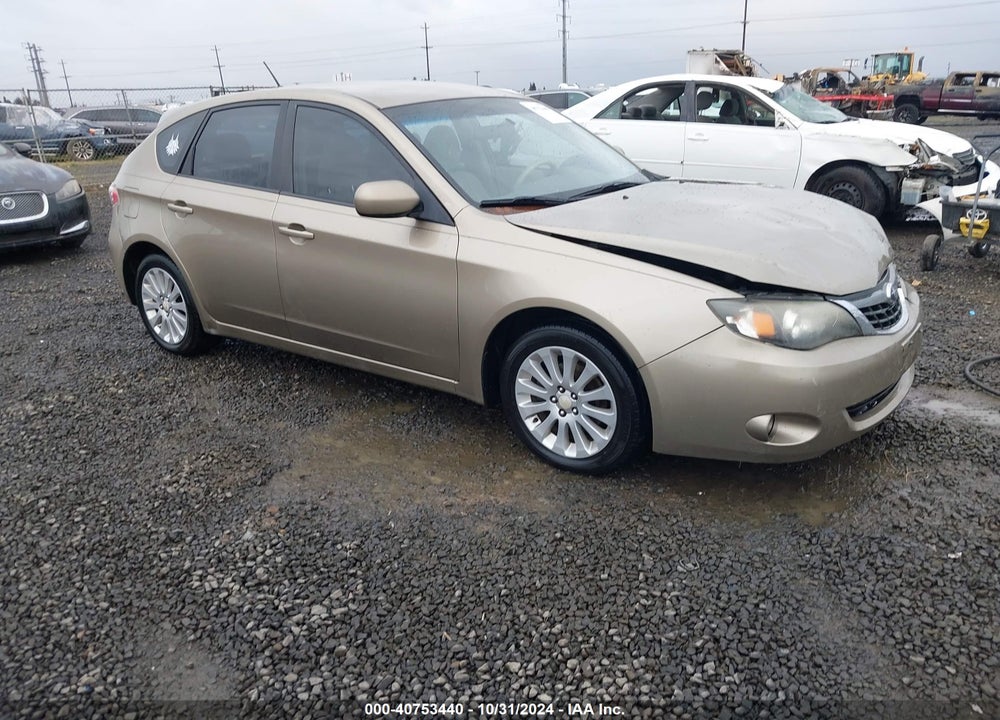 2008 SUBARU IMPREZA WAGON (NATL) I W/PREMIUM PKG VIN: JF1GH61608H816674