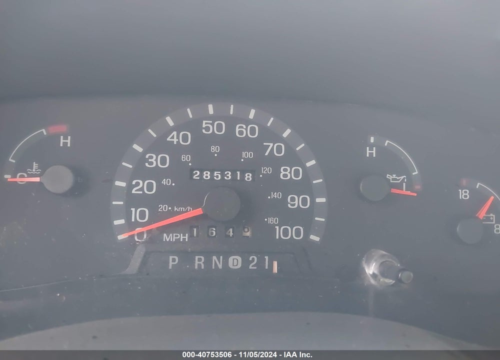 1999 FORD E-350 COMM. CUTAWAY STANDARD VIN: 1FDWE37L6XHA95183