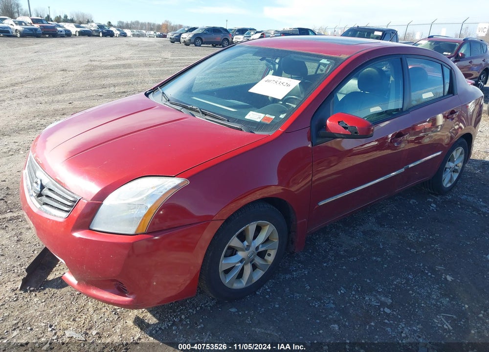 2012 NISSAN SENTRA 2.0 SL VIN: 3N1AB6AP0CL697323
