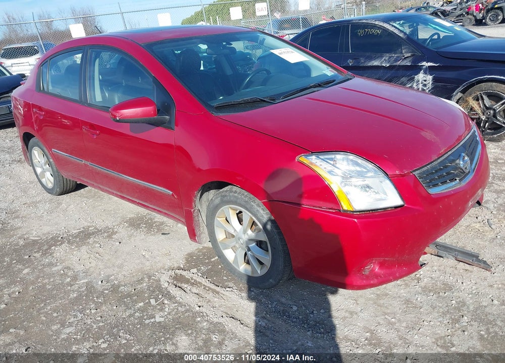 2012 NISSAN SENTRA 2.0 SL VIN: 3N1AB6AP0CL697323