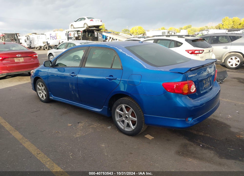 2009 TOYOTA COROLLA S VIN: 1NXBU40E79Z021347