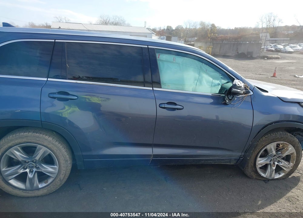 2019 TOYOTA HIGHLANDER LIMITED VIN: 5TDDZRFH6KS976423