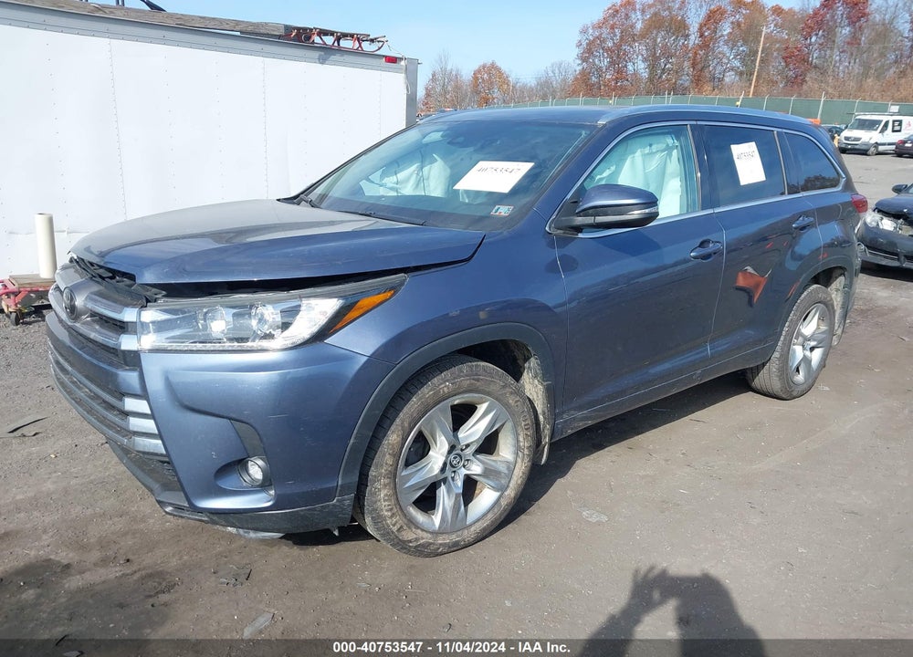 2019 TOYOTA HIGHLANDER LIMITED VIN: 5TDDZRFH6KS976423