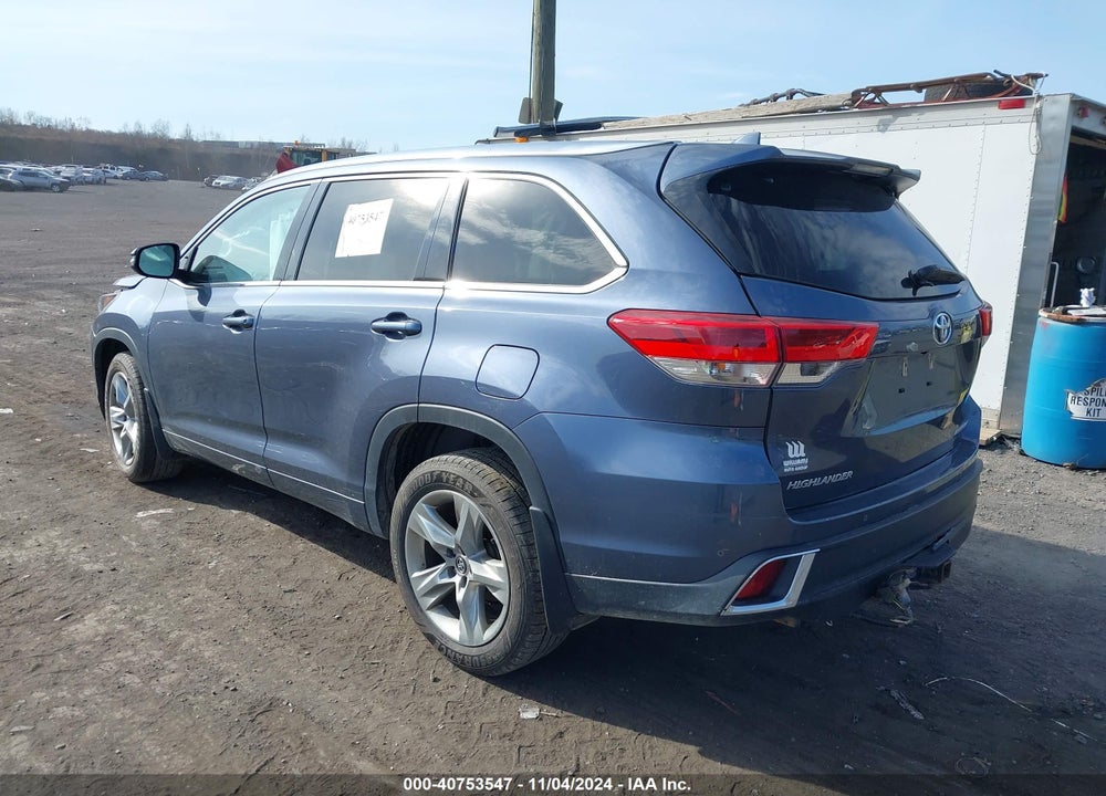 2019 TOYOTA HIGHLANDER LIMITED VIN: 5TDDZRFH6KS976423