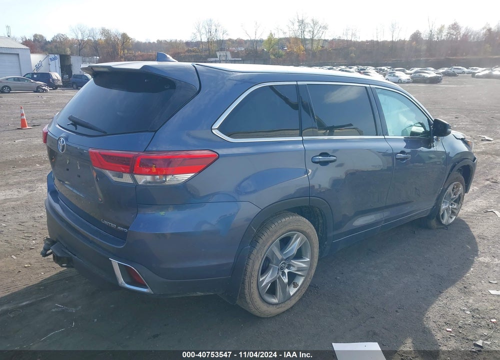 2019 TOYOTA HIGHLANDER LIMITED VIN: 5TDDZRFH6KS976423