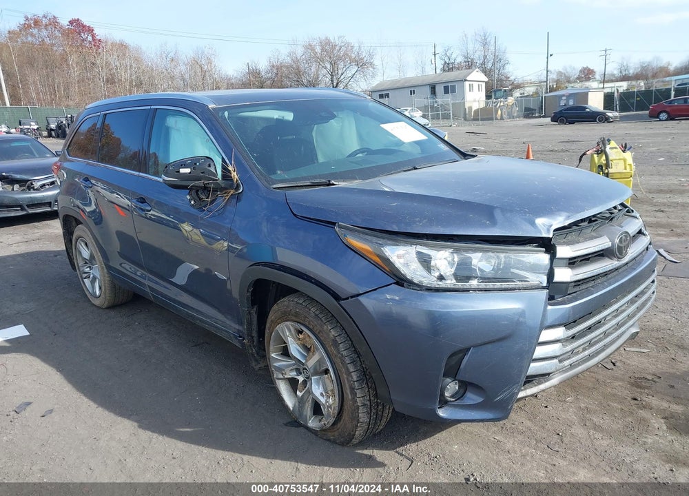 2019 TOYOTA HIGHLANDER LIMITED VIN: 5TDDZRFH6KS976423