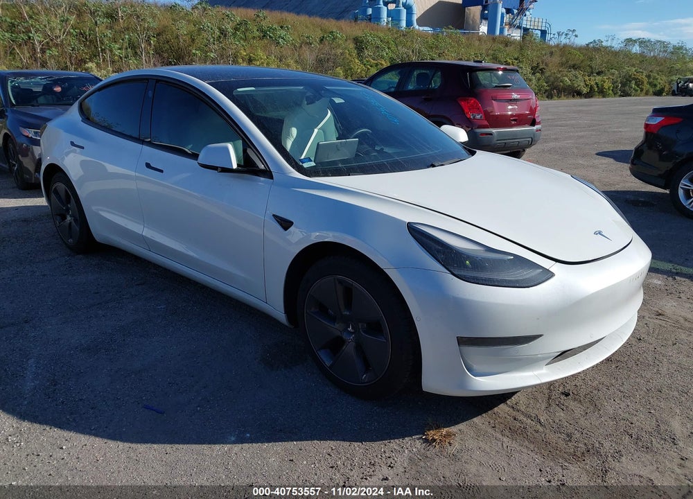 2021 TESLA MODEL 3 STANDARD RANGE PLUS REAR-WHEEL DRIVE VIN: 5YJ3E1EA5MF048283