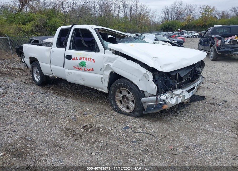 2006 CHEVROLET SILVERADO 1500 WORK TRUCK VIN: 1GCEC19V46Z275831