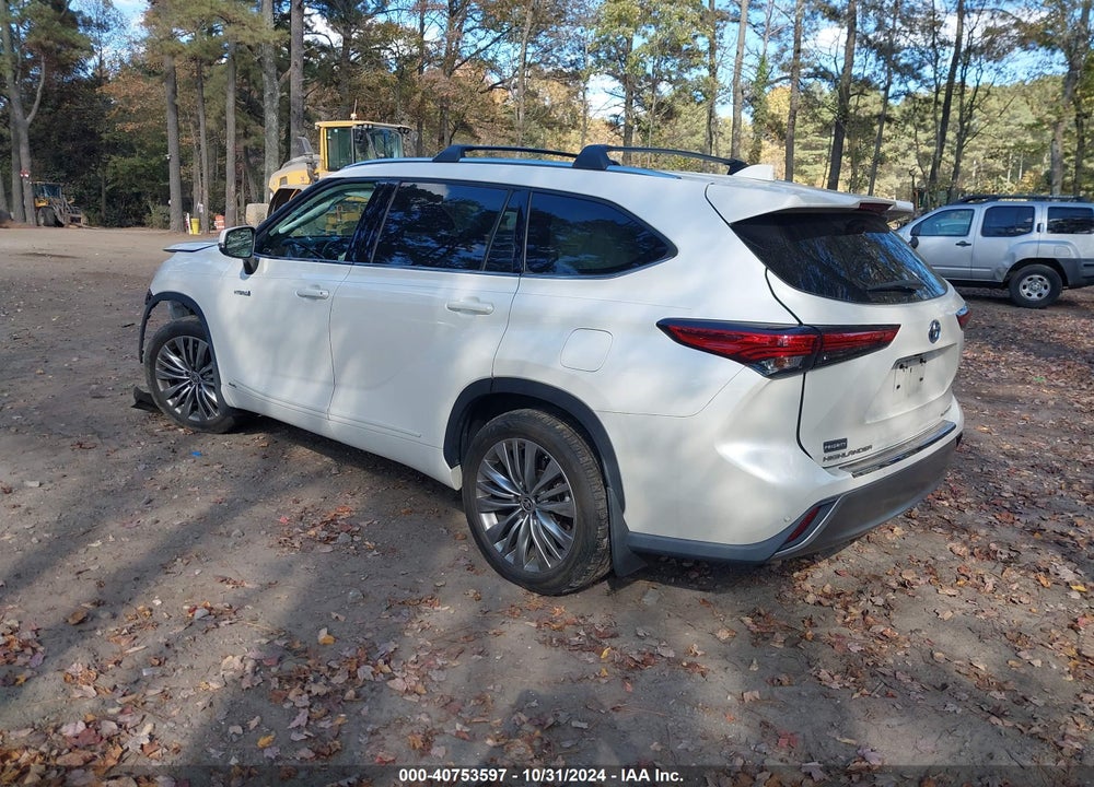 2021 TOYOTA HIGHLANDER HYBRID PLATINUM VIN: 5TDEBRCH6MS024425