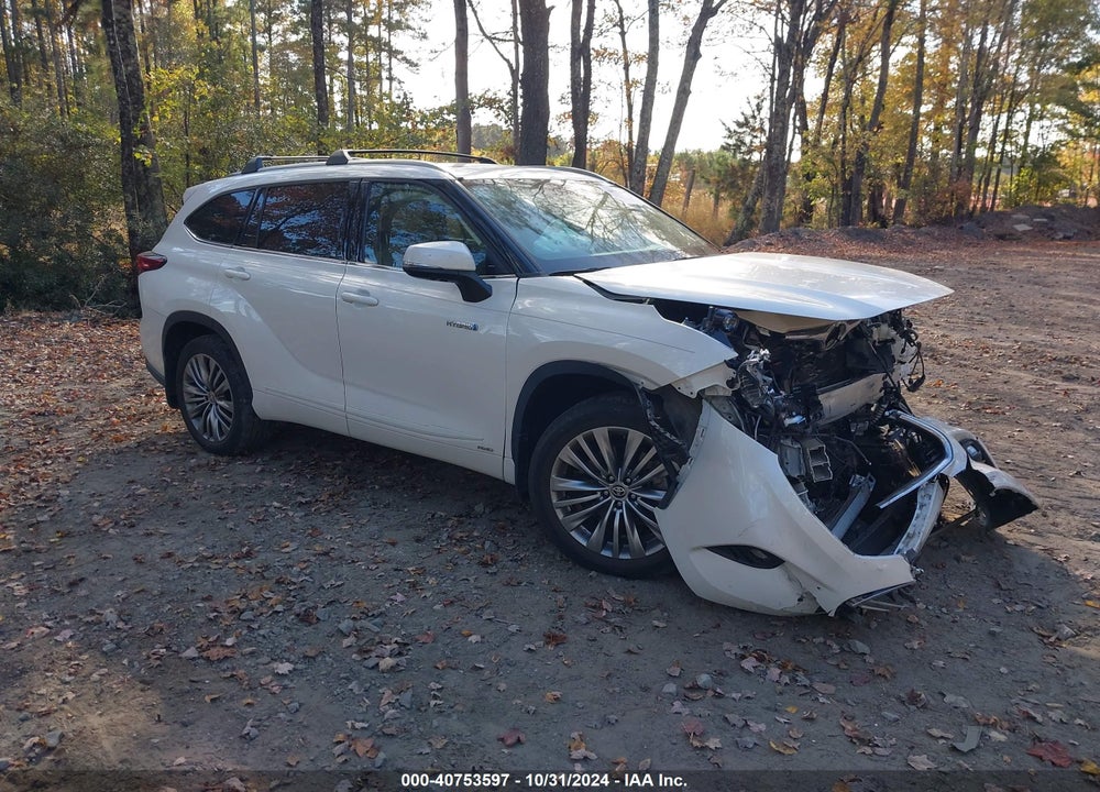 2021 TOYOTA HIGHLANDER HYBRID PLATINUM VIN: 5TDEBRCH6MS024425
