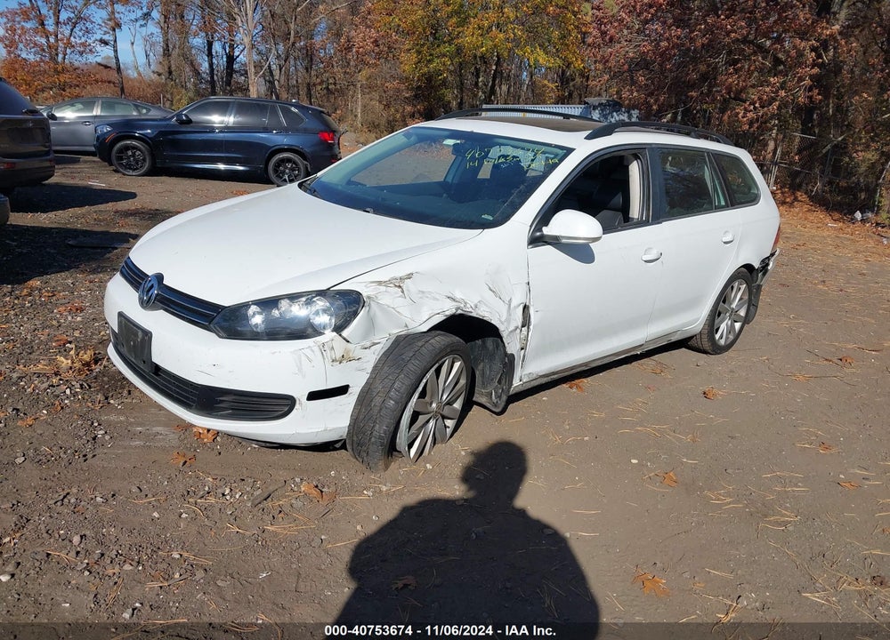 2014 VOLKSWAGEN JETTA SPORTWAGEN 2.5L SE VIN: 3VWPP7AJ3EM627903