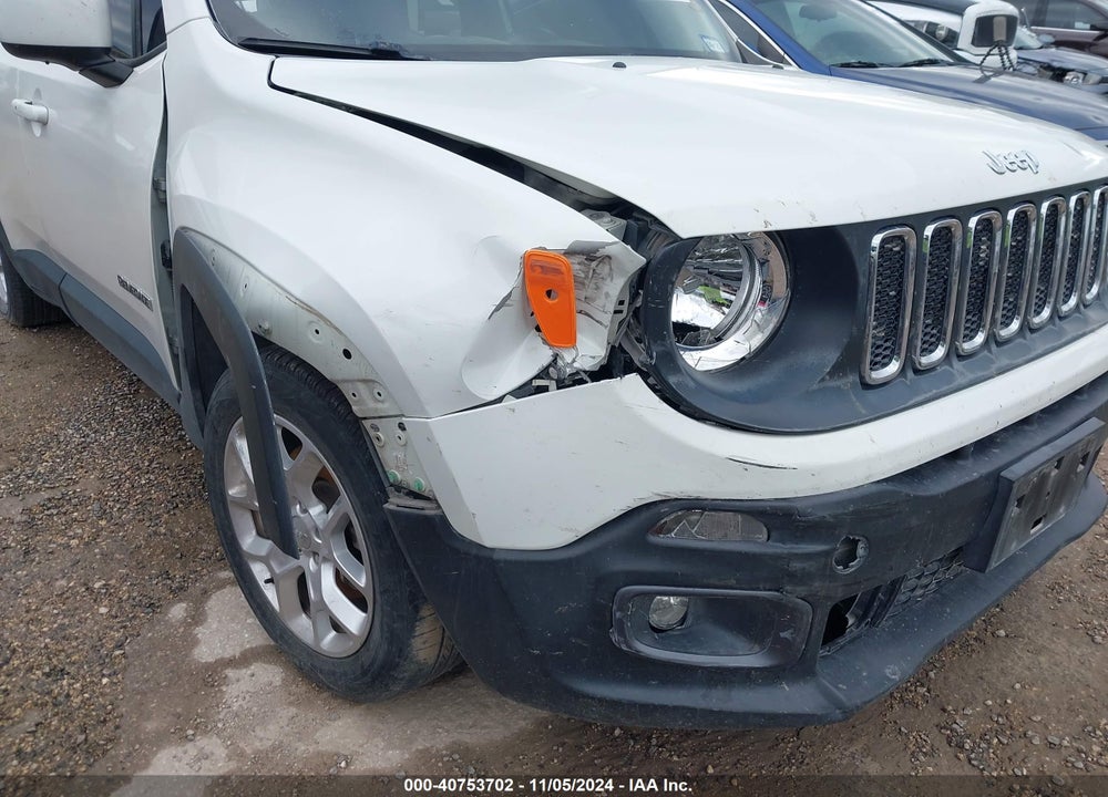 2016 JEEP RENEGADE LATITUDE VIN: ZACCJABT3GPD92418