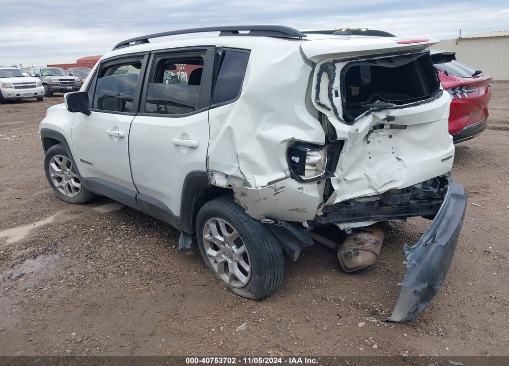 2016 JEEP RENEGADE LATITUDE VIN: ZACCJABT3GPD92418