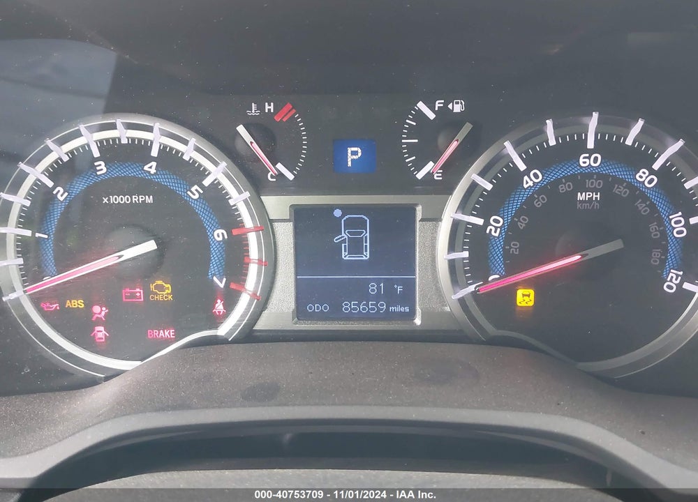2017 TOYOTA 4RUNNER LIMITED VIN: JTEBU5JRXH5478640