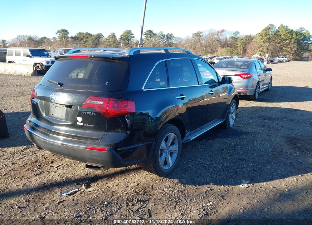 2011 ACURA MDX VIN: 2HNYD2H25BH535648
