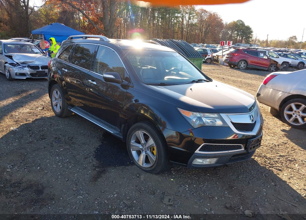 2011 ACURA MDX VIN: 2HNYD2H25BH535648