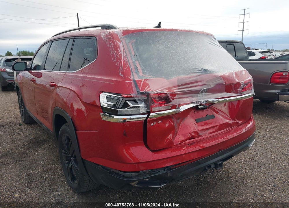 2022 VOLKSWAGEN ATLAS 3.6L V6 SE W/TECHNOLOGY VIN: 1V2WR2CA9NC563780