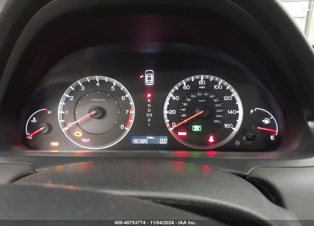 2009 HONDA ACCORD 2.4 LX-P VIN: 1HGCP26429A004140