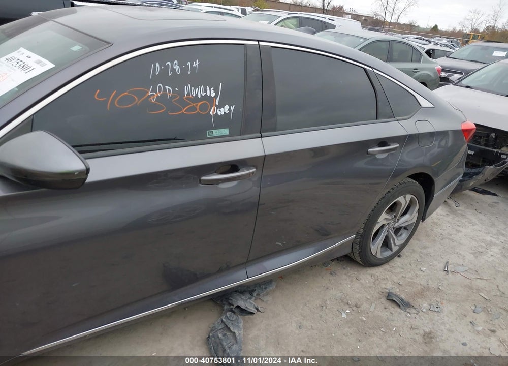 2018 HONDA ACCORD EX-L 2.0T VIN: 1HGCV2F57JA030140