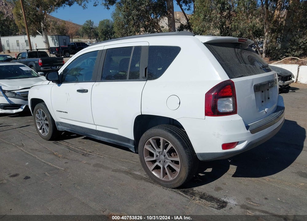 2016 JEEP COMPASS SPORT SE VIN: 1C4NJCBA1GD760970