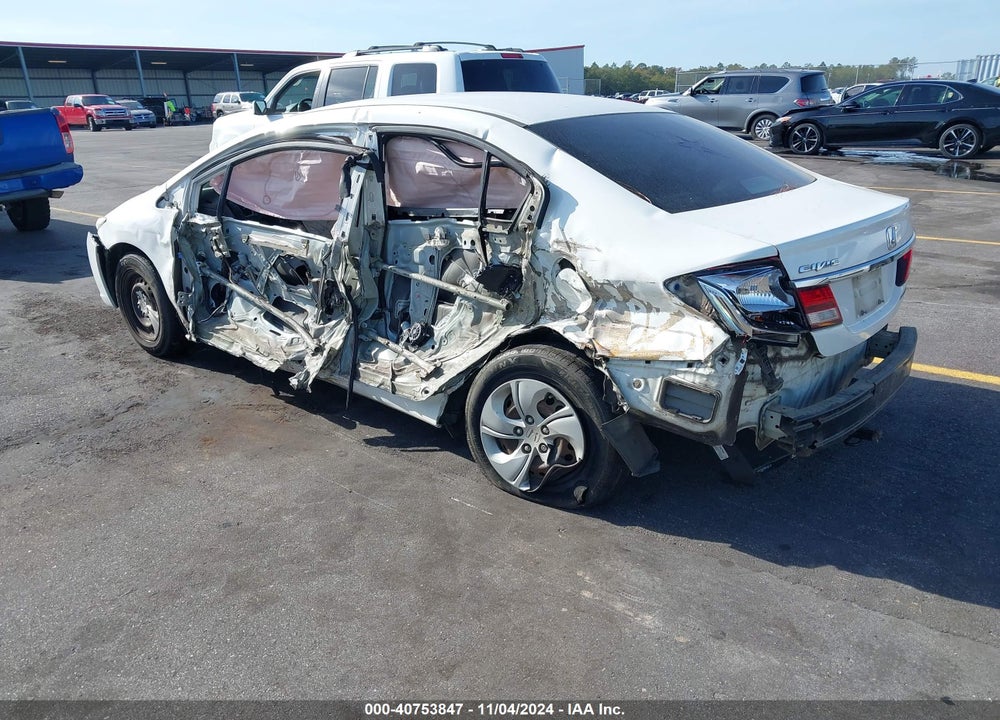 2013 HONDA CIVIC LX VIN: 2HGFB2F55DH515792