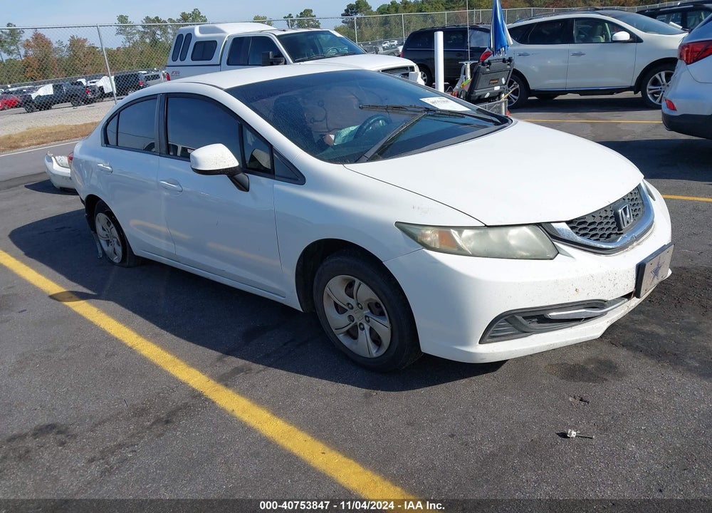 2013 HONDA CIVIC LX VIN: 2HGFB2F55DH515792