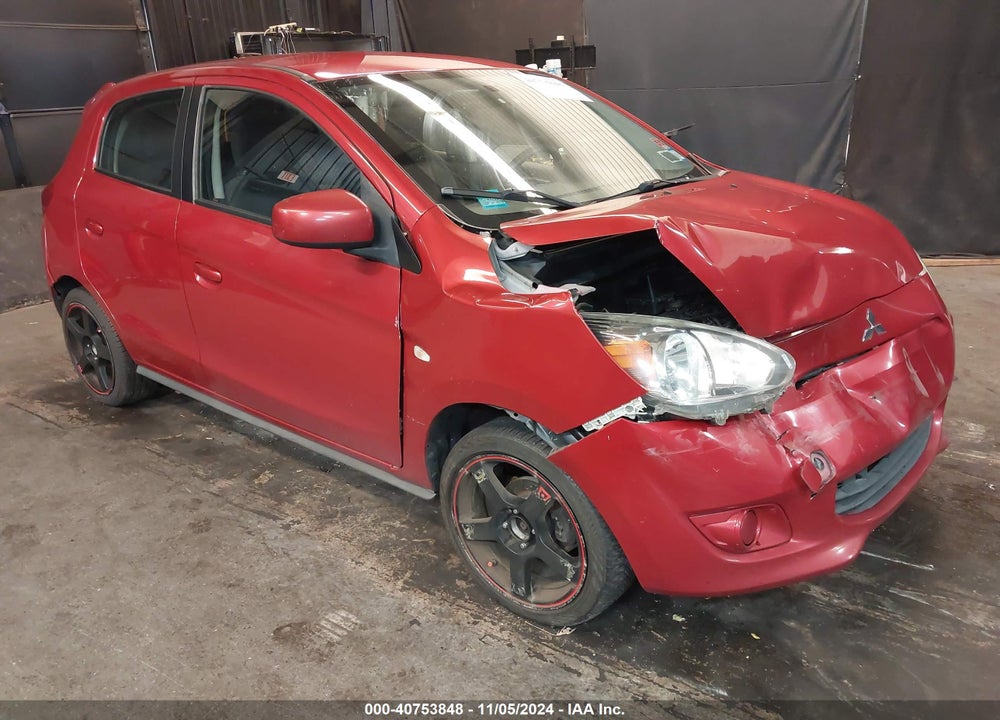 2015 MITSUBISHI MIRAGE DE/RF VIN: ML32A3HJ8FH006579