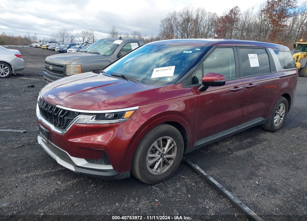 2022 KIA CARNIVAL MPV LX SEAT PACKAGE VIN: KNDNB4H35N6097772