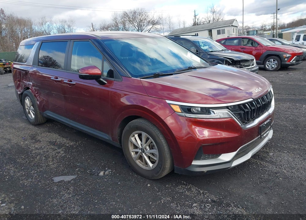 2022 KIA CARNIVAL MPV LX SEAT PACKAGE VIN: KNDNB4H35N6097772