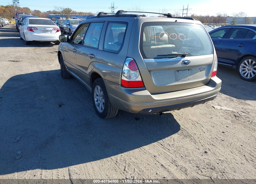 2008 SUBARU FORESTER 2.5X VIN: JF1SG65678H714960