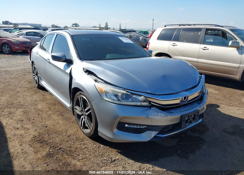 2017 HONDA ACCORD SPORT SE VIN: 1HGCR2F10HA291797