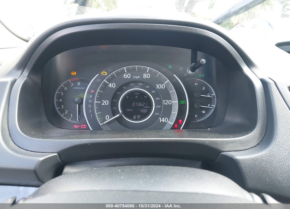 2013 HONDA CR-V EX-L VIN: 5J6RM3H73DL014679