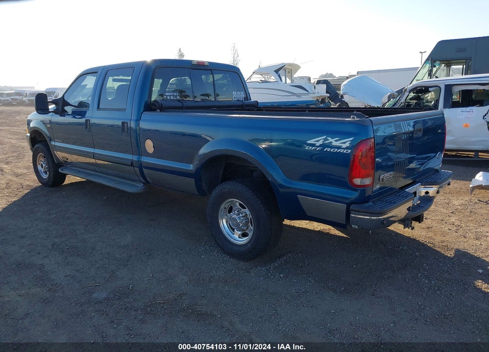 2002 FORD F-250 VIN: 1FTNW21F22EC56505