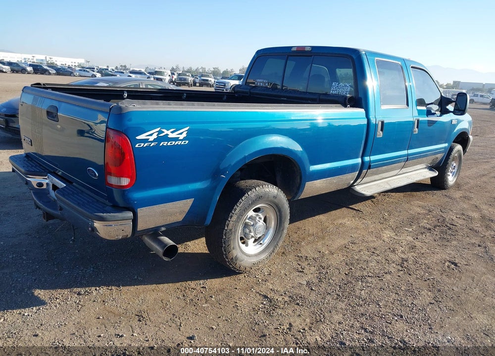 2002 FORD F-250 VIN: 1FTNW21F22EC56505