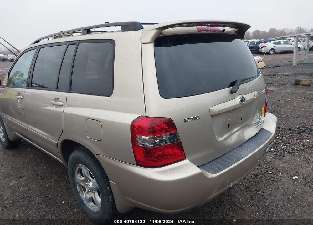 2007 TOYOTA HIGHLANDER VIN: JTEGD21A570166879