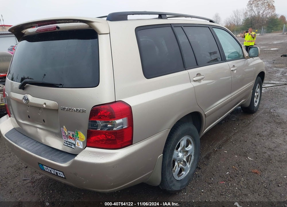 2007 TOYOTA HIGHLANDER VIN: JTEGD21A570166879