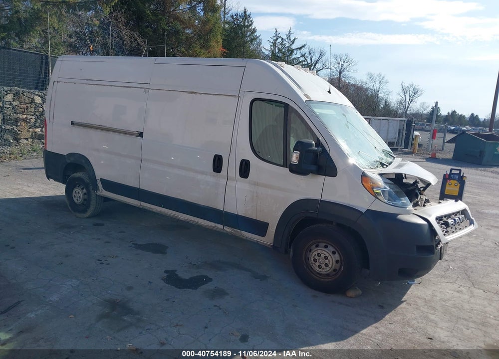 2020 RAM PROMASTER 2500 HIGH ROOF 159 WB VIN: 3C6TRVDG9LE101712