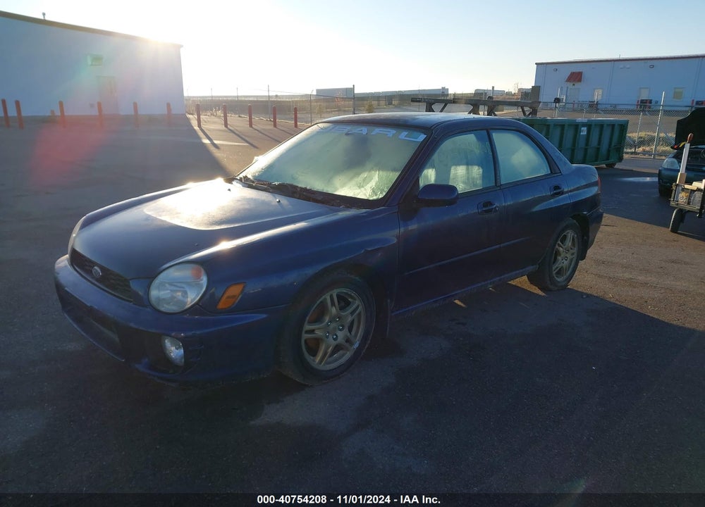 2002 SUBARU IMPREZA 2.5RS VIN: JF1GD67502H513623