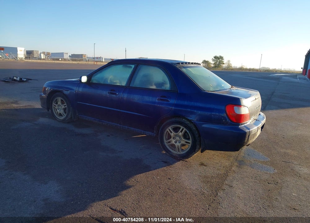 2002 SUBARU IMPREZA 2.5RS VIN: JF1GD67502H513623